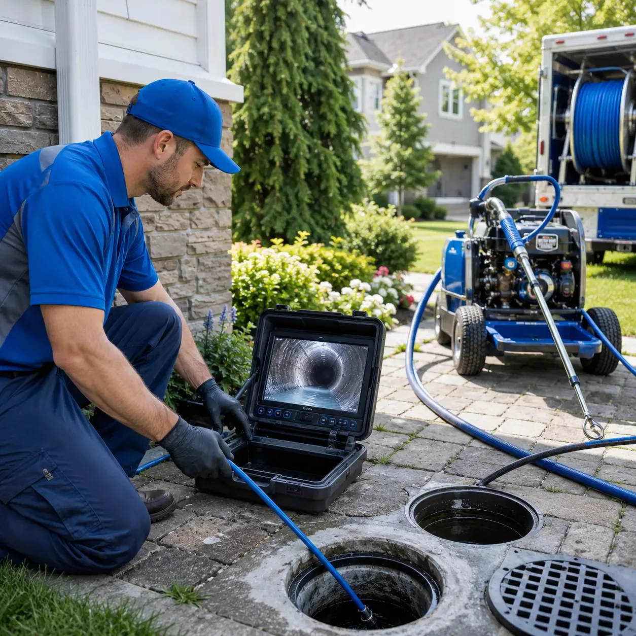 Outdoor drain cleaning professionals serving Burlington, TX